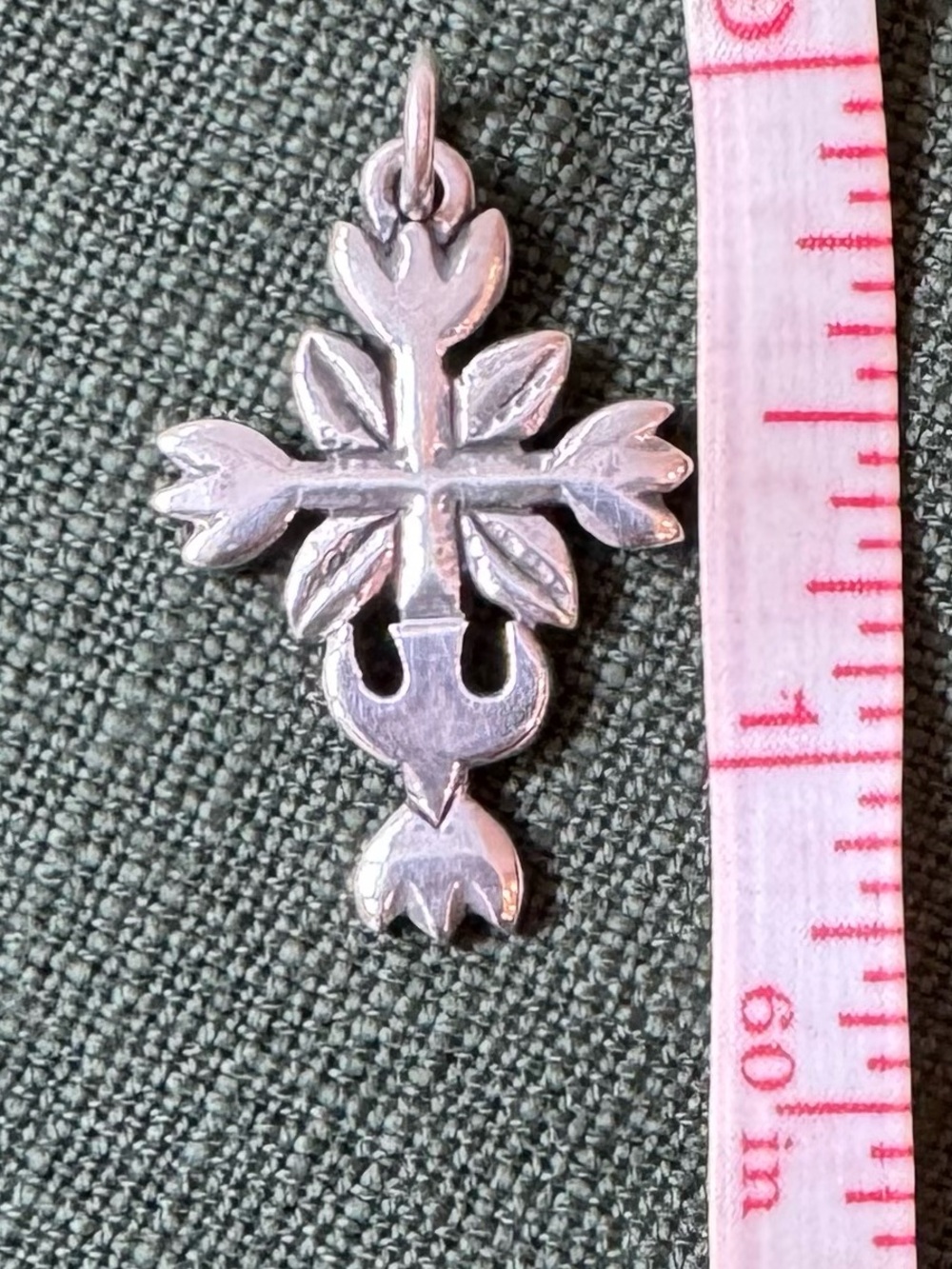 James Avery Sterling Silver Cross Pendant - Picture 4 of 5